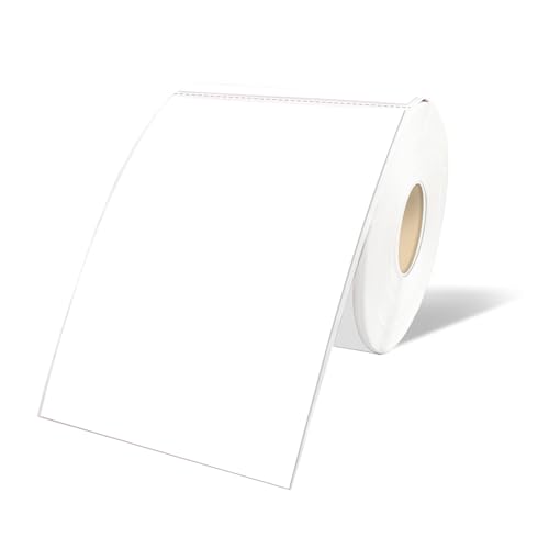 STARLIBOO 3"X5" Rectangle Color Coding Labels, Removable Square Label Inventory Stickers, Permanent Warehouse Moving Box Square Label (250Labels, White) - color: White, size: 3*5 inch