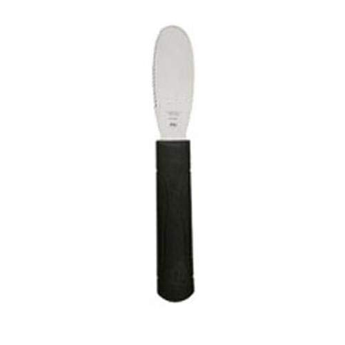 Mercer Culinary Millennia Wavy Edge Spreader, 3.5 Inch Blade, Black Handle - color: Black, size: 3.5-Inch Wavy Edge Spreader