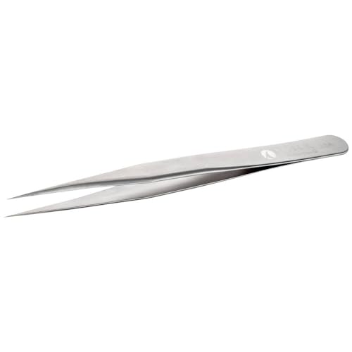 Ideal-Tek 3.SA.0 - High Precision Tweezers, Pointed Tip, Superior Finish, 4.72'