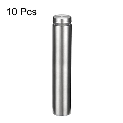 uxcell 3/4 Dia x 4"(19x100mm) Standoff Screws Wall Mount Sign Holders Acrylic Glass Nails 10pcs - size: 19mmx100mm