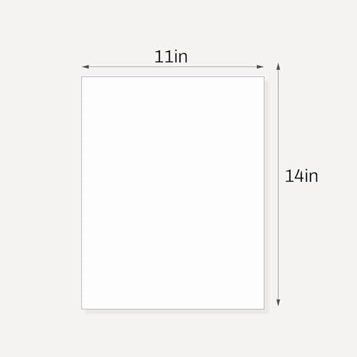 Somime 10 Pack Backing Boards, 11x14 Acid-Free Uncut White Mat Boards - size: 11X14