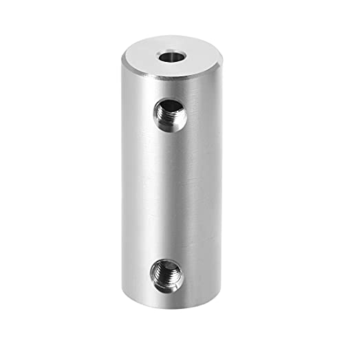 uxcell 2mm to 1/8 inch Bore Rigid Coupling Set Screw L26XD10 Aluminum Alloy,Shaft Coupler Connector,Motor Accessories - size: 2mm to 3.17mm