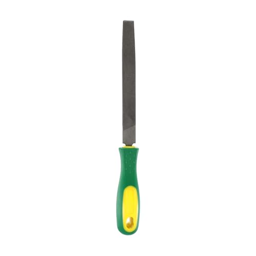 HARFINGTON Tip Coarse Cut File 6" Double Cut Teeth High Carbon Steel Hand Rasp File with Plastic Handle for Metal Wood Deburring Removing - size: 6", style: Coarse