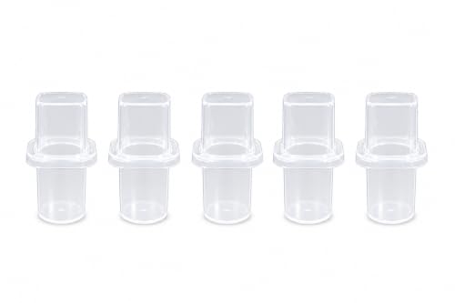 1 Slot, 5-Pack Peptide Case for Fridge, 3ml Vial Holder & Organizer, Transparent Peptide & Insulin Storage Case for Refrigerator, Compact Stackable Travel & Shipping Case - size: 1 Slot 3ml 5-Pack
