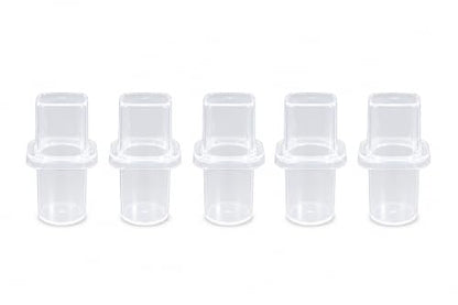 1 Slot, 5-Pack Peptide Case for Fridge, 3ml Vial Holder & Organizer, Transparent Peptide & Insulin Storage Case for Refrigerator, Compact Stackable Travel & Shipping Case - size: 1 Slot 3ml 5-Pack