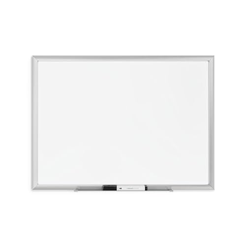 U Brands Magnetic Dry Erase Board White Board, 24" x 18", Silver Aluminum Frame, Includes Marker - size: 23"W x 17"H