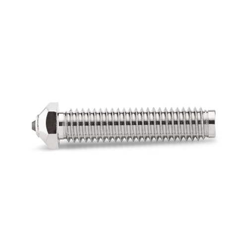 Tungsten Carbide Nozzle 0.6mm for Elegoo OrangeStorm Giga 3D Printer, High Thermal Conductivity Abrasion Resistance for Precision Additive Manufacturing - size: Tungsten Carbide, style: 0.6mm
