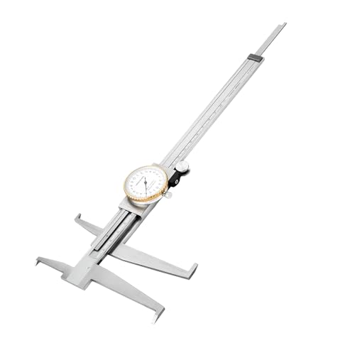 Inside Trench Vernier Caliper，Carbonteel Inner Micrometer Gauge Ruler Measuring Tool，dial Caliper DRINYOUNG (9-200mm (Double Hook dial Caliper) - size: 0.35-8" (Double Hook Dial Caliper)