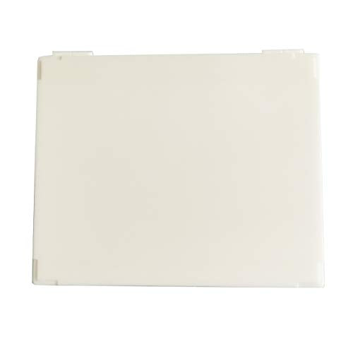 MUHWA Scientific 100 Places Plastic Microscope Slides Storage Box (White) - color: White