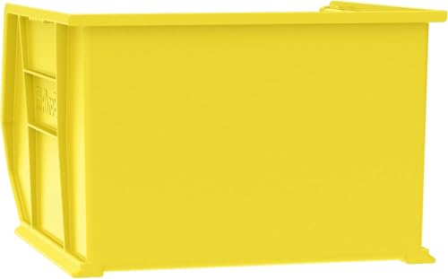 Akro-Mils 30270 AkroBins Plastic Hanging Stackable Storage Organizer Bin, 18-Inch x 16-Inch x 11-Inch, Yellow, 3-Pack - color: Yellow