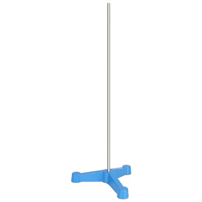 stonylab Lab Stand, Laboratory Stand Support Triangular Tripod Retort Base Support Stand with Rod (23.86 inch L)