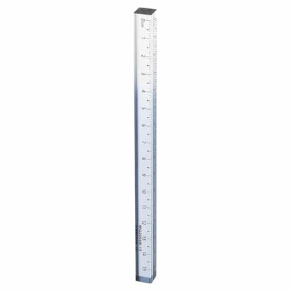 HARFINGTON Acrylic Clear Straight Rulers 15cm Metric,Gray - color: Gray, size: 15cm