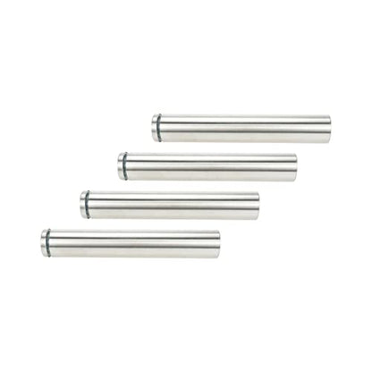 4pcs Sign Standoff Screws 1" Dia, 6" Length, 3/8" Thread Dia - size: 1" Dia x 6" Length 4pcs