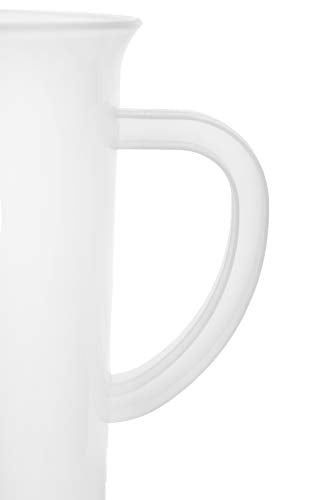 EISCO Plastic Pitcher, 2000mL (2L) - Molded Graduations - Chemical Resistant & Autoclavable Polypropylene - Measuring Jug (Pack of 2) - size: 8 inches x 9 inches x 8 inches (Pack of 2)