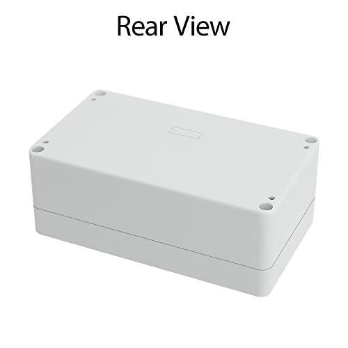 Junction Box Waterproof Plastic Project Box IP65 Plastic Project Box Electrical Box Enclosure Gray White 6.2" x 3.5" x 2.4"(158 x 90 x 60 mm) - color: Gray White, size: 6.2" x 3.5" x 2.4"