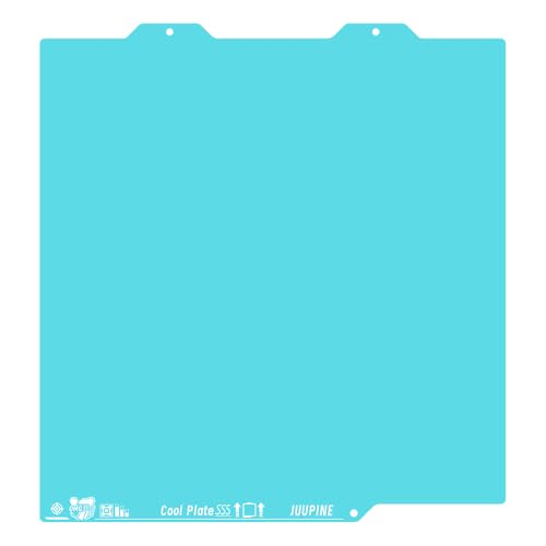 2.0 Upgraded OMG Cool Plate for Bambu Lab A1 MINI, 184x184mm Thicker Magnetic Bamboo Build Plate with Supertack Smooth Surface, Low-Temperature 3D Printer Bed Plate for PLA PETG Printing - size: 184x184mm for A1 mini