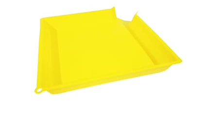 Easy Sorter Funnel Tray 9.5 x 9.5 x 1.5 inches (3-Pack) Yellow