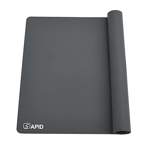 Sapid Large Silicone Sheet for Crafts Silicone Mat for Resin Art Painting - color: Dark Gray, size: 27.9"L x 20"W