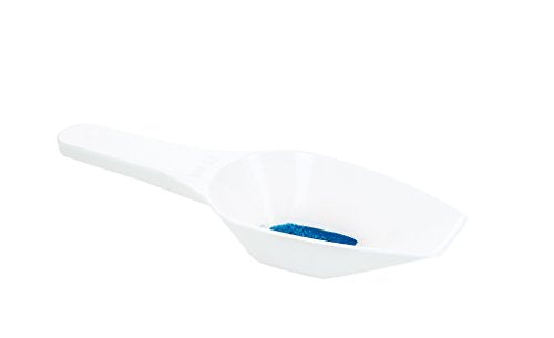 EISCO Scoop, 25ml (0.85oz) - Polypropylene Plastic - Flat Bottom - Excellent for Measuring & Weighing - Autoclavable