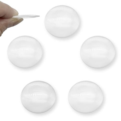 Double Convex Lens - 30mm Diameter, 88mm Focal Length, Optical biconvex Lens for Physics Experiments, Photography, Magnifying, and DIY Projects - Pack of 5pcs (30mm x H3.8mm x F88) - size: 30mm x H3.8mm x F88
