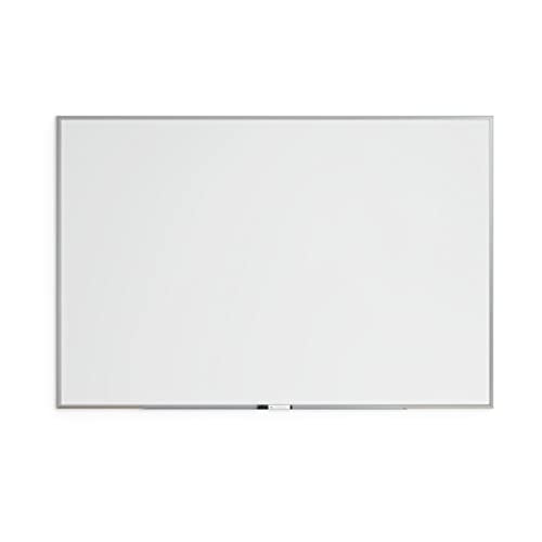 U Brands Dry Erase White Board, 48" x 72", Magnetic, Aluminum Frame - size: 72"W x 48"H