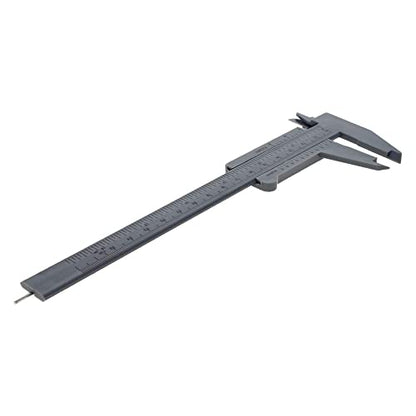 Utoolmart Vernier Caliper 150mm / 5.9-inch Plastic Caliper Measuring Tool for Precision Measurements Outside Inside Depth (Gray - size: 150mm Gray