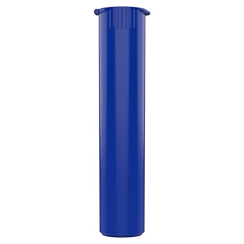 92mm CR Plastic Packaging Pop Top Tubes - Child Resistant Travel Holder Vial Containers - 700 qty (Blue) - color: Blue