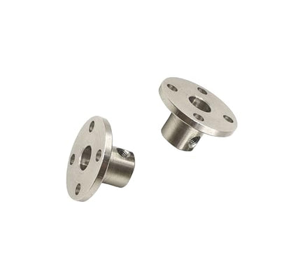 5 Pcs 6.35 mm Flange Shaft Couplings,High Hardness Metal Axis Bearing Fittings Motor Connector with M3 Screws and Allen Wrench for DIY Model Motors Accessories Coupler - size: 6.35mm, style: 6.35mm