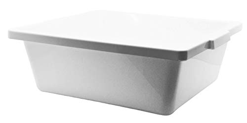 Eisco - Utility Tray Polypropylene Plastic 14.5 x 13.5 x 5 Inches for Laboratory and General Use