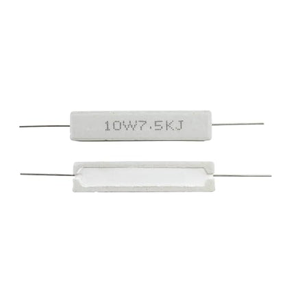25 Values 10W Ceramic Cement Resistor Kit 100 Ohm - 100K Ohm - size: 100Ω-100K Ω 50PCS