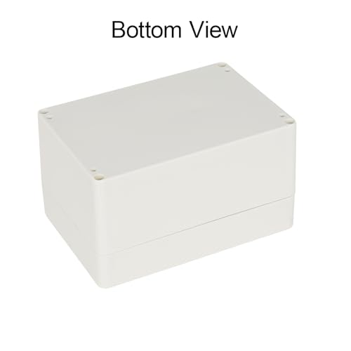 LeMotech Waterproof Dustproof IP65 ABS Plastic Junction Box Universal Electric Project Enclosure Pale Gray 6.3 x 4.3 x 3.5 inch (160 x 110 x 90 mm) - size: 6.3"x4.3"x3.5"