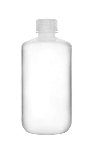 EISCO 12PK Reagent Bottles, 250ml - Narrow Mouth with Screw Cap - Polypropylene - Translucent Labs