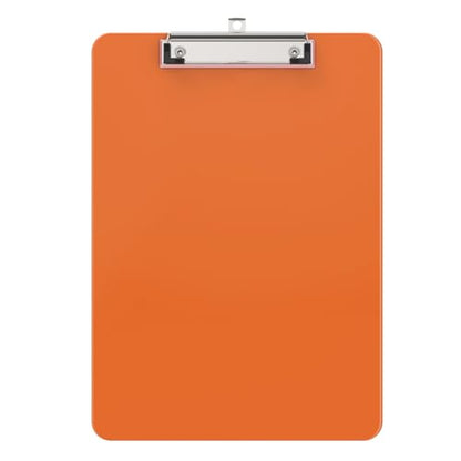Plastic Clipboards, Orange 8.5x11 Clip Board - color: Orange