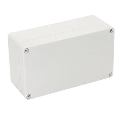 Project Box IP65 Waterproof Junction Box ABS Plastic Electrical Boxes DIY Electronic Project Case Power Enclosure White6.22x3.54x2.36 inch (158 x 90 x60 mm) - color: White, size: 6.22"x3.54"x2.36"