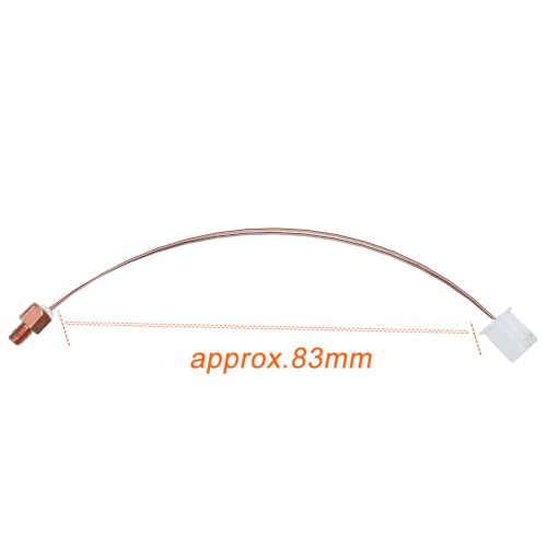 3D Printer M3 Stud Thermistor 100k NTC 3950, for Ender 3 by 5Aplusreprap - size: Copper