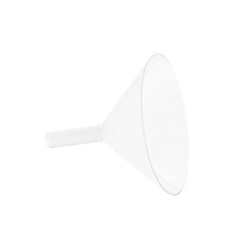 Super Z Outlet Small Clear Plastic Mini Funnels for Arts & Crafts Supplies - Pack of 12