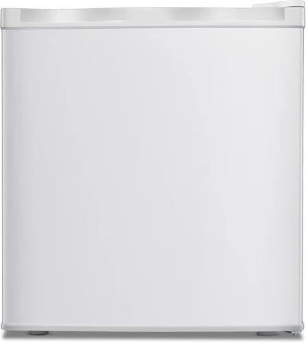 Kismile Mini Freezer, 1.1 Cu.ft Small Upright Freezer, White - color: White, size: 1.1 Cu.ft