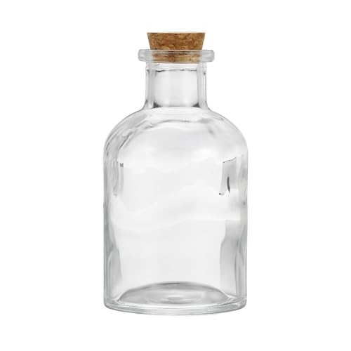 PATIKIL 125ml Glass Reagent Bottle with Wood Stopper, Narrow Mouth 4.2oz - size: 4.2 Ounces