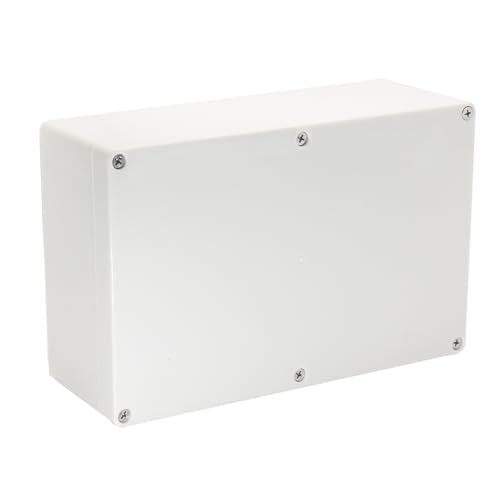 Project Box IP65 Waterproof Junction Box ABS Plastic Electrical Boxes DIY Electronic Project Case Power Enclosure White 9.06x5.90x3.43 inch (230 x 150 x87 mm) - color: White, size: 9.06"x5.90"x3.43"