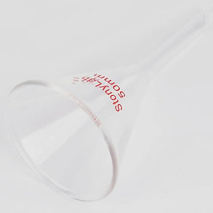 stonylab 1-Pack Glass Funnel, Heavy Wall Borosilicate Glass Funnel, 50mm Diameter and 50mm Stem Length - size: 50mm Diameter and 50mm Stem