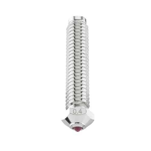 Ruby Nozzle 0.4mm for Elegoo OrangeStorm Giga 3D Printer, Hardened & Abrasion Resistant for Precision Additive Manufacturing - size: Ruby, style: 0.4mm