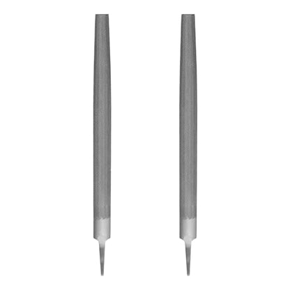 HARFINGTON 12" Half Round Medium Cut File Double Cut Teeth without Handle - size: 12"