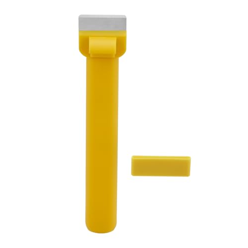 3D Printer Scraper, Universal SK5 Carbon Steel 3D Printing Scraper Tool with Magnetic Design, Compatible with Bambu Lab A1 Mini P1 X1 Series Creality Ender 3 Anycubic 3D Printer Hot Bed (Yollow) - color: Yollow