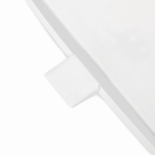 Rubbermaid Commercial Products Defenders Biohazard Step-On Trash Can 13-Gallon White Square Steel Waste Disposal in Doctors Office/Hospital/Medical/Healthcare Facilities - color: White, size: 13G