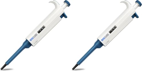 ONiLAB Single Channel Adjustable Pipettor, Micropipette 2-20μL (Pack of 2) - size: 2-20ul (Pack of 2)