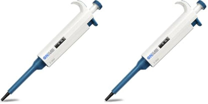 ONiLAB Single Channel Adjustable Pipettor, Micropipette 2-20μL (Pack of 2) - size: 2-20ul (Pack of 2)