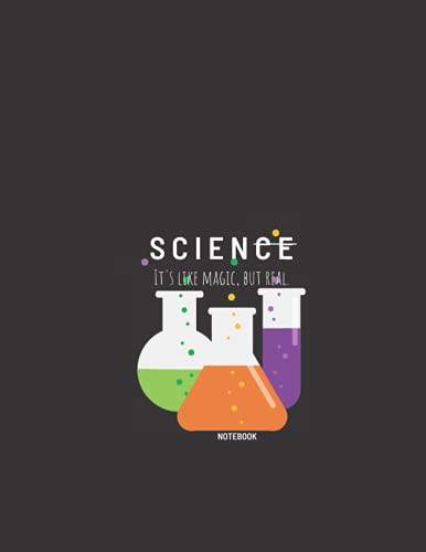 Science Notebook: 110 Blank and Lined pages and White Paper Blank and Lined Paper