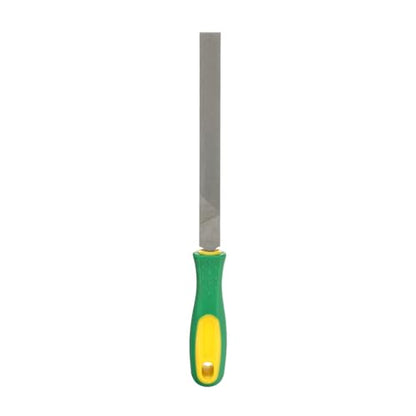 HARFINGTON Flat Coarse Cut File 8" Double Cut Teeth High Carbon Steel Hand Rasp File with Plastic Handle for Metal Wood Deburring Removing - size: 8", style: Coarse