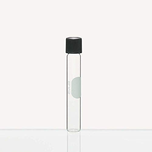 ULAB Test Tubes with Black Screw Caps, Vol.10ml, Dia.16x100mm with Marking Area, Test Tubes Shot Glasses, Borosilicate Glass Material, Pack of 20, UTT1012 - style: Vol.10ml with Bakelite Screw Caps, 20pcs