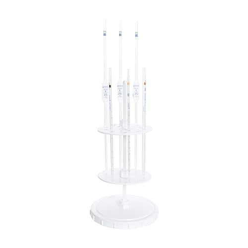 EISCO Pipette Stand, Polypropylene - Fits 28 Pipettes - Adjustable